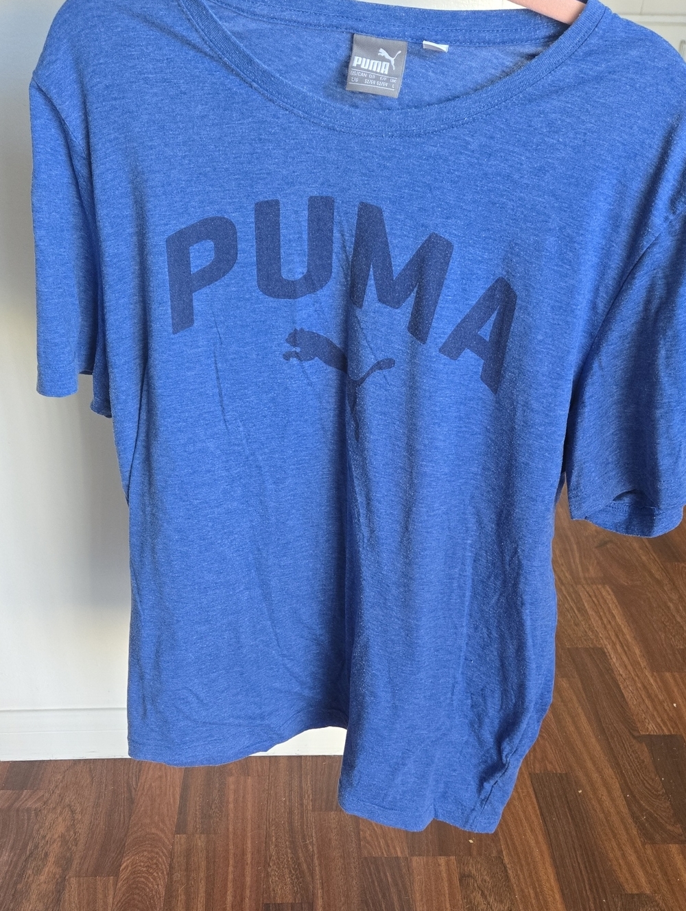 Puma Youth Royal Blue Logo Short Sleeve Tee